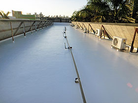 屋頂環保防水隔熱抗裂工程施工